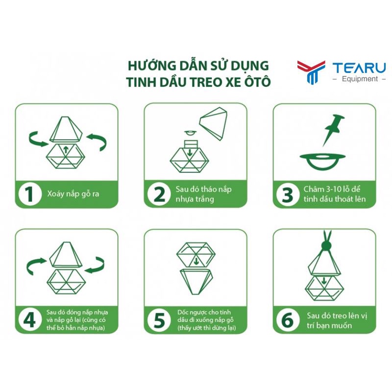 Tinh Dầu Treo Xe Ô Tô Đậm Đặc Nguyên Chất 100% - Khử mùi hôi