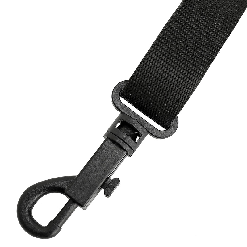 Dây đeo cổ bằng cotton màu đen thể điều chỉnh cho kèn saxophone