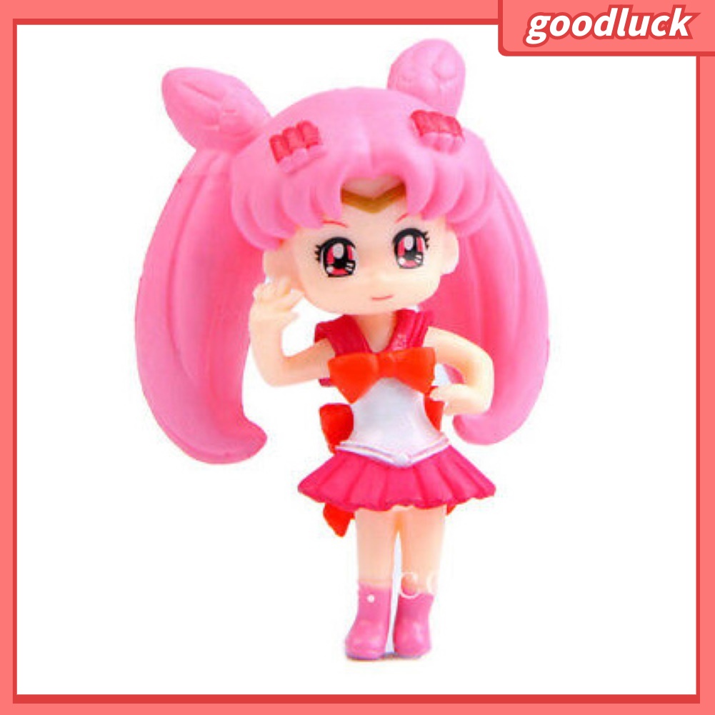 Set 4 Đồ trang trí thủy thủ mặt trăng để bàn trang trí