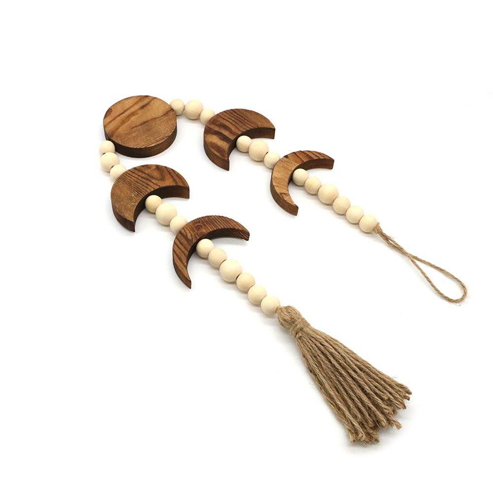 Chuỗi Hạt Gỗ Treo Tường Trang Trí Phong Cách Boho KENT1