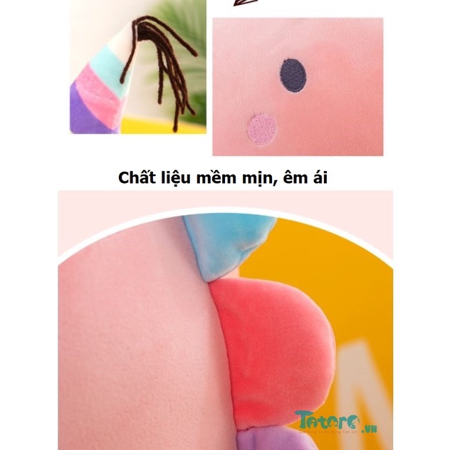 Bộ Chăn trong Gối văn phòng cao cấp 3 trong 1 Gấu bông Khủng Long Mập Ú Thú bông dễ thương