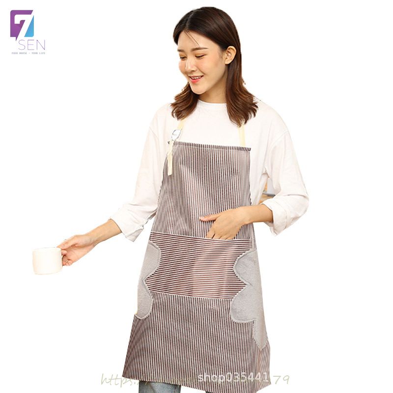 Tạp Dề Cao Cấp Siêu Chống Thấm, Có Túi Kết Hợp Lau Tay
