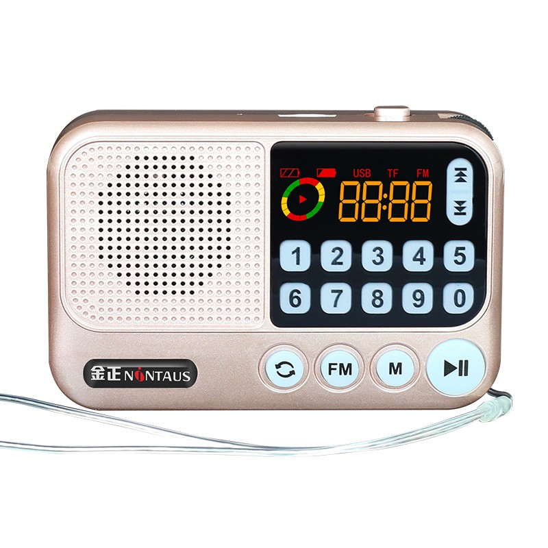 Đài Radio FM Kiêm Loa Nghe Nhạc Mini S99 Hỗ Trợ Thẻ Nhớ USB Jack 3.5