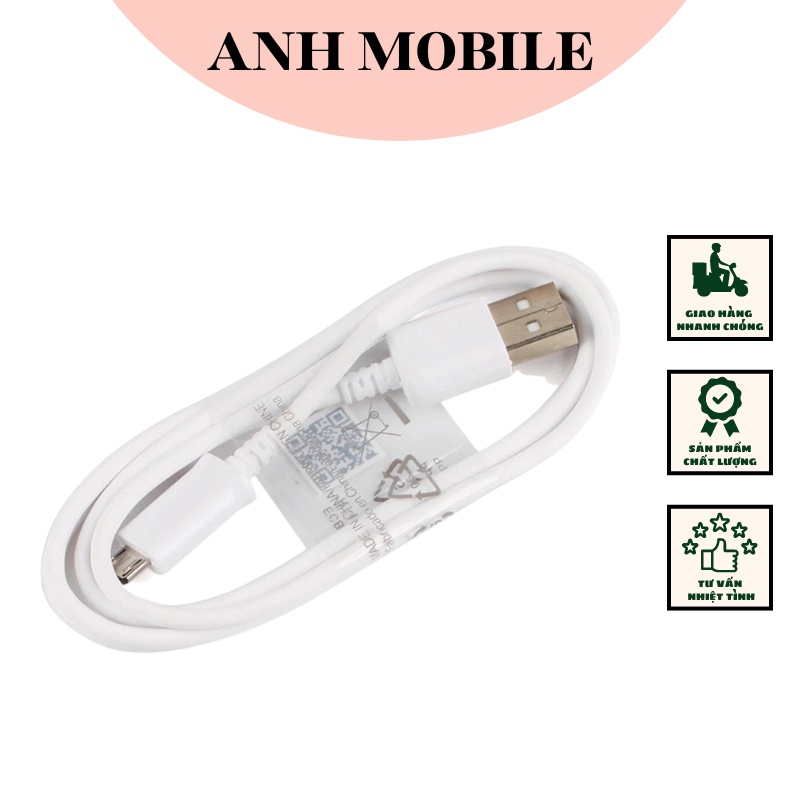Cáp Samsung Micro USB 1M Sạc Cho Mọi Dòng Điện Thoại Vivo Oppo Huawei Samsung Nokia Xiaomi