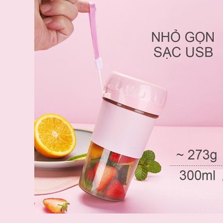 Máy Xay Sinh Tố Cầm Tay Mini Không Cần Cắm Điện Sạc USB Tiện Lợi Model N9 Mới