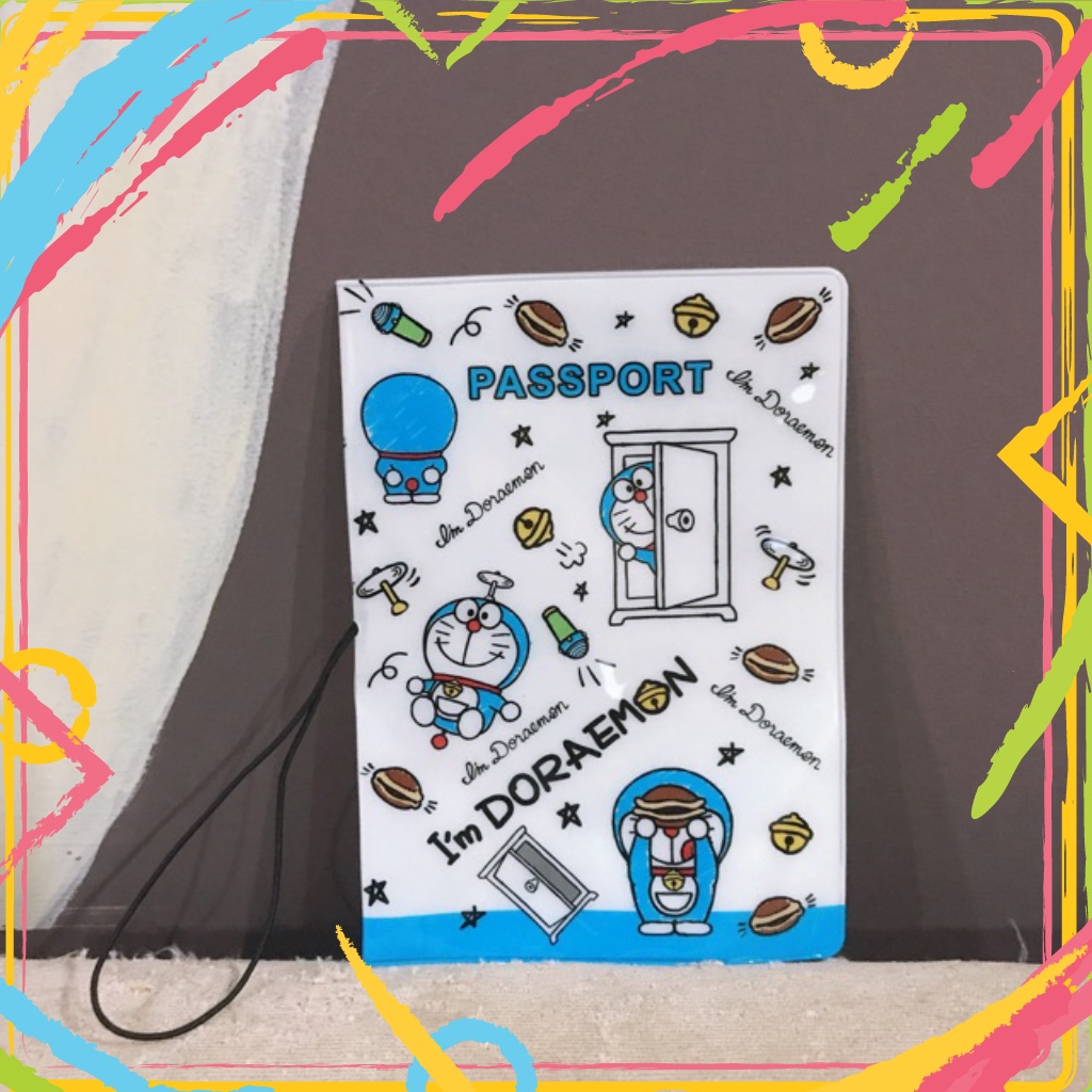 Bọc Passport PVC Doraemon Bọc Hộ Chiếu Đáng Yêu