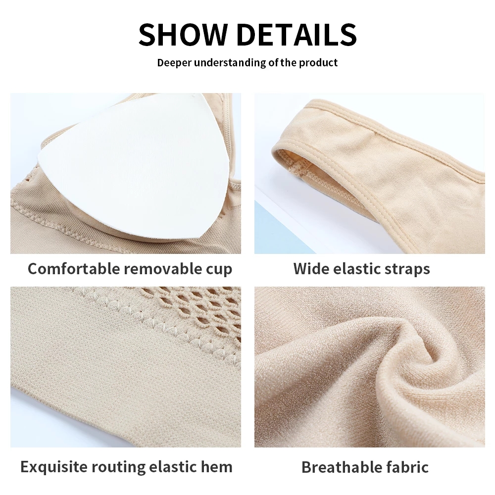 Áo ngực thể thao liền mạch thoáng khí chống sốc cho nữ