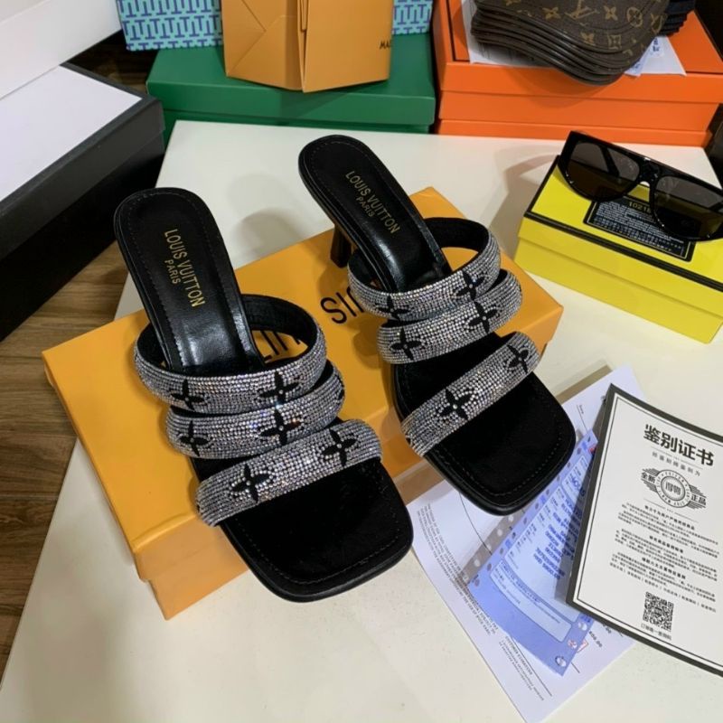 pl(VIDEO) Guốc 7p Quai Hạt Đá Da Mềm Êm Fullbox Cao Cấp