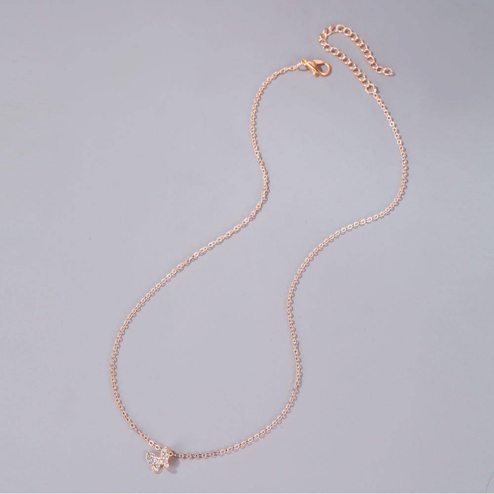 Dây chuyền có mặt hình bươm bướm phong cách Hàn Quốc xinh xắn