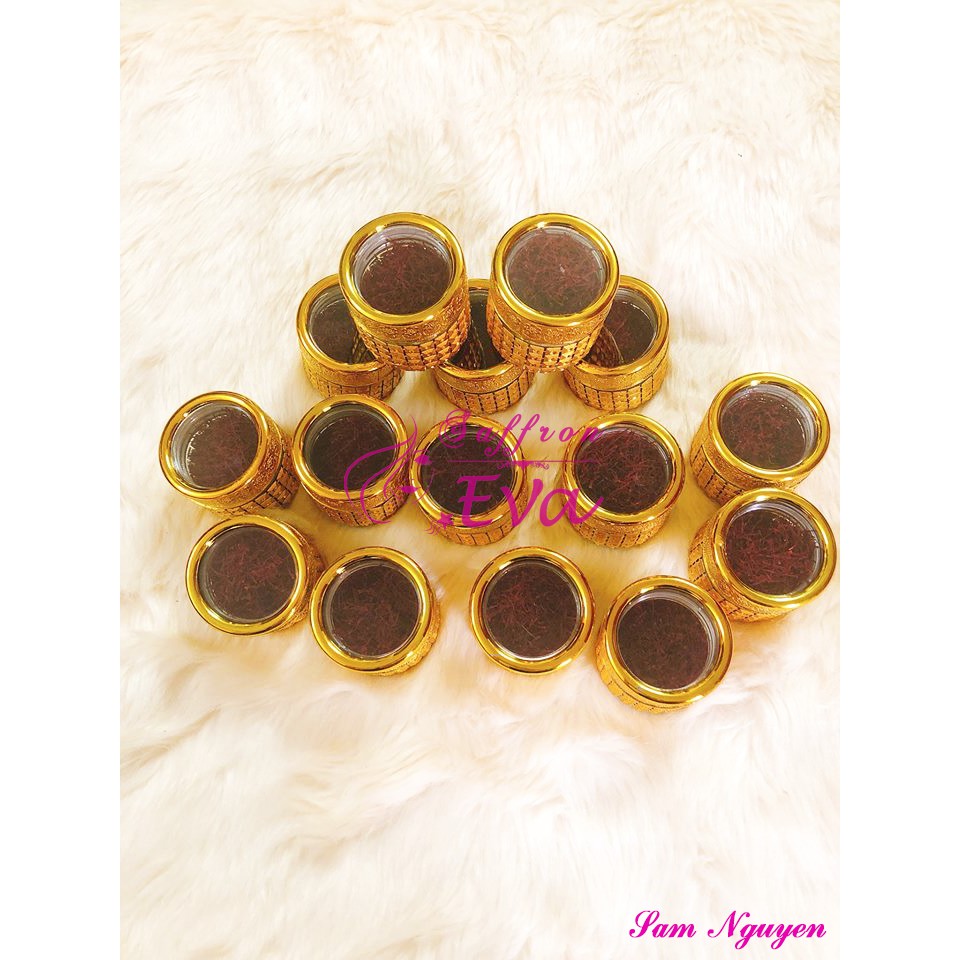 Hộp 05gr Saffron Iran loại Negin 180k/1gr, xách tay trực tiếp từ Dubai
