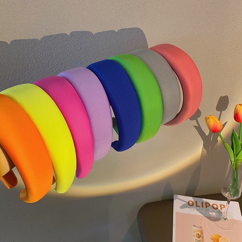 Băng Đô Cài Tóc Dày Dặn Mẫu Mới Thời Trang Mùa Xuân Cho Bé Gái