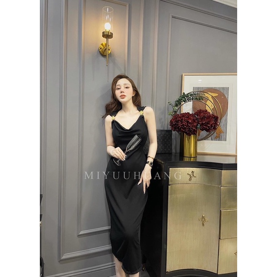 Váy lụa versac cao cấp⚜️