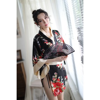 Áo Choàng Ngủ Kimono Phong Cách Nhật Bản MS5060