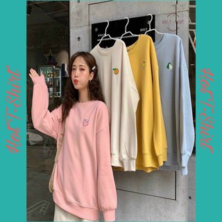 Áo thun nam nữ unisex tay dài áo thun sweater cặp đôi form rộng hot t-shirt