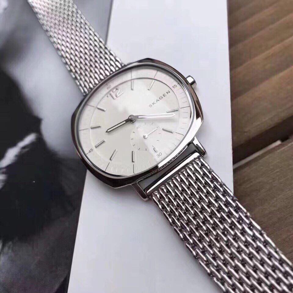 Đồng hồ skagen chính hãng size 38 dây kim loại