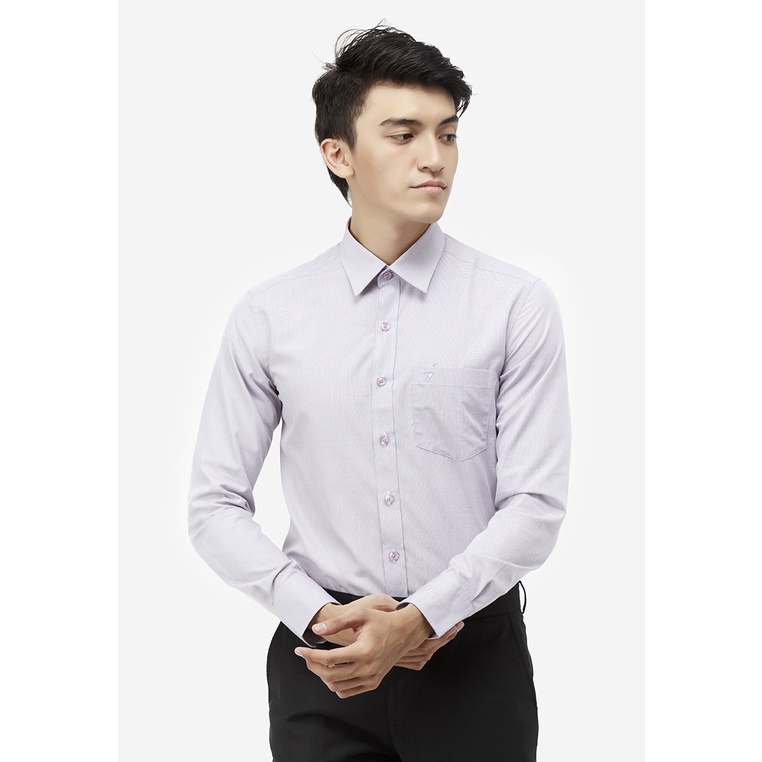 Áo sơ mi nam tay dài vạt ngang Tailor Fit Bamboo Vĩnh Tiến 465