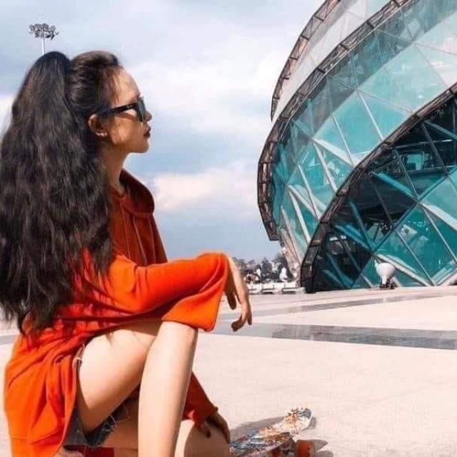 Tóc giả ngoạm xù mì 🧡 đi du lịch mak k có tóc giả nhà e thì thật tiếc