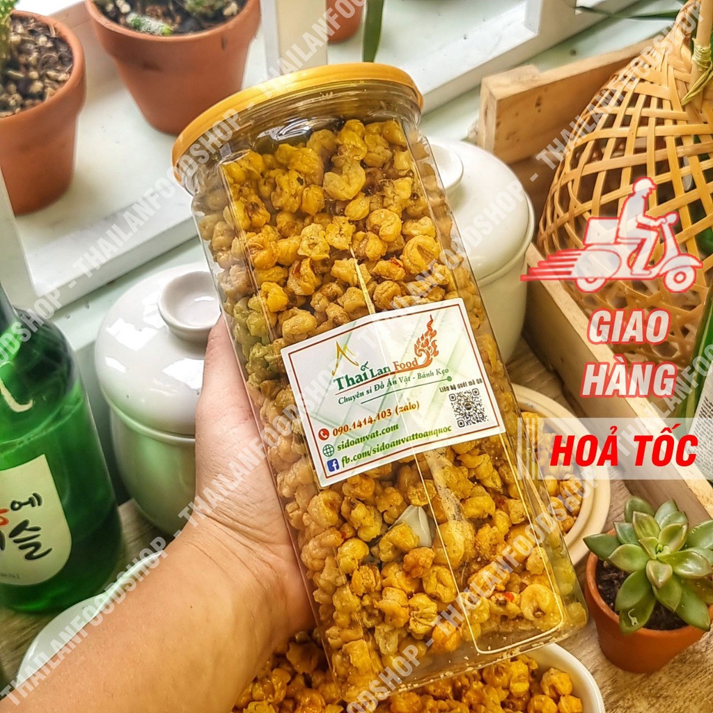 Bắp Sấy Mắm Ớt Lon 300gr