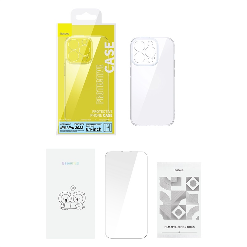 Ốp Điện Thoại Baseus 2022 Mỏng Trong Suốt Cho iPhone 14 Pro Max 13 12 14 Plus