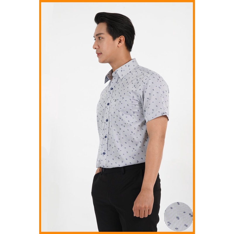 Áo sơ mi nam casual ngắn tay co giãn, thoáng mát Merriman mã THMCS203