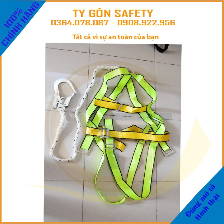 ĐAI AN TOÀN TOÀN THÂN 1 MÓC LỚN ( Móc + luôn thân)