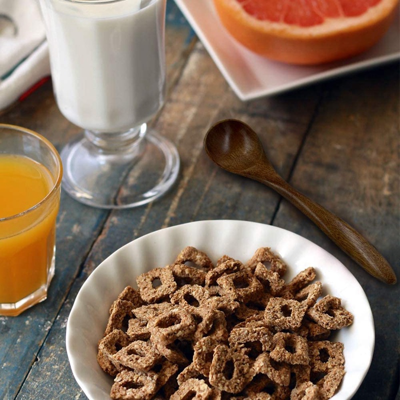 Set 6 Muỗng Gỗ Tre Tự Nhiên Kích Thước 5.3 Inch Tiện Dụng Cho Nhà Bếp