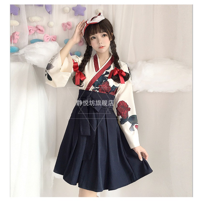 Set áo váy Hakama - Trà Hoa Chi Luyến