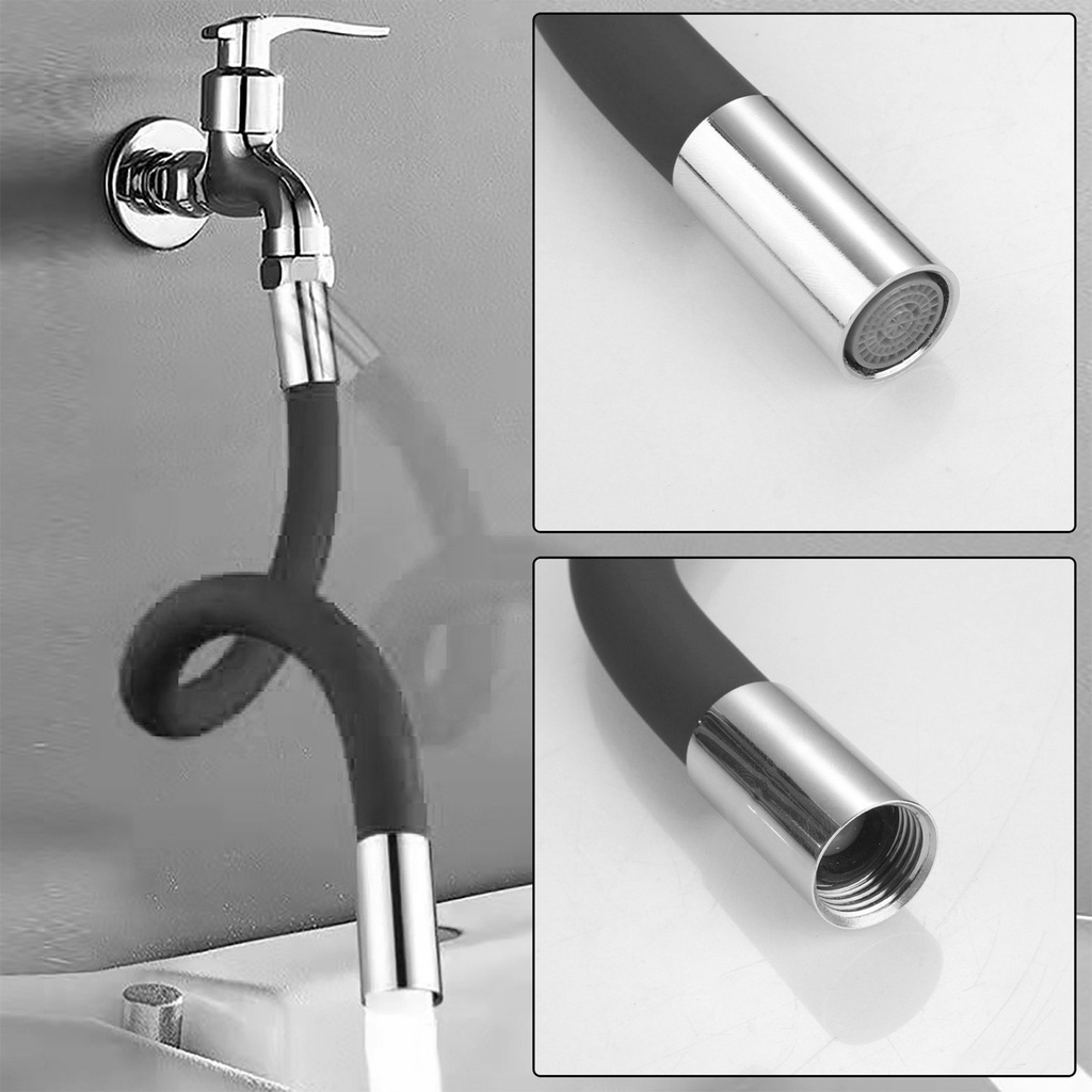 Đầu Nối Dài Vòi Nước Chống Bắn Có Thể Điều Chỉnh 360 Độ 20/30/50cm