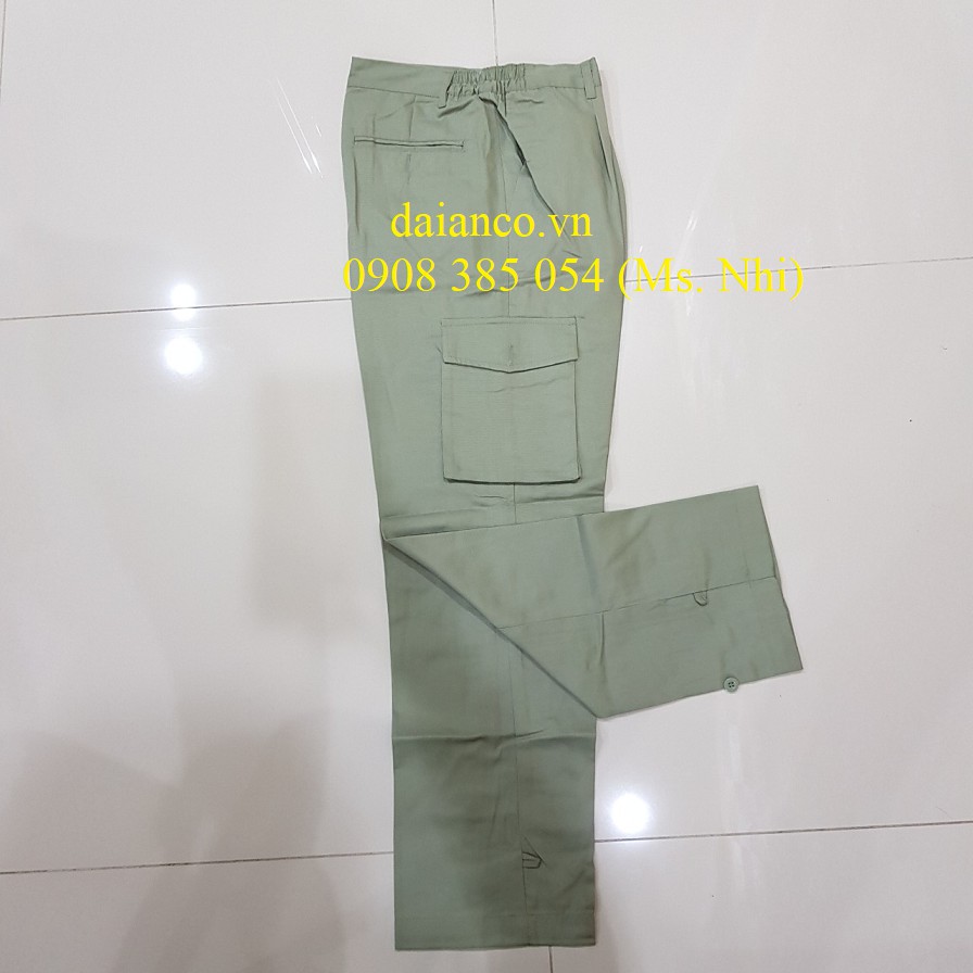 Quần áo bảo hộ lao động túi hộp vải pangrim thấm hút mồ hôi DA01- HÀNG SẴN