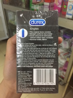 Bao cao su Durex kingtex