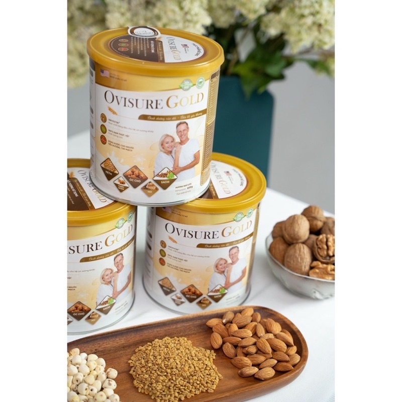 Sữa hạt xương khớp Ovisure Gold hộp 650g chính hãng giá tốt date mới