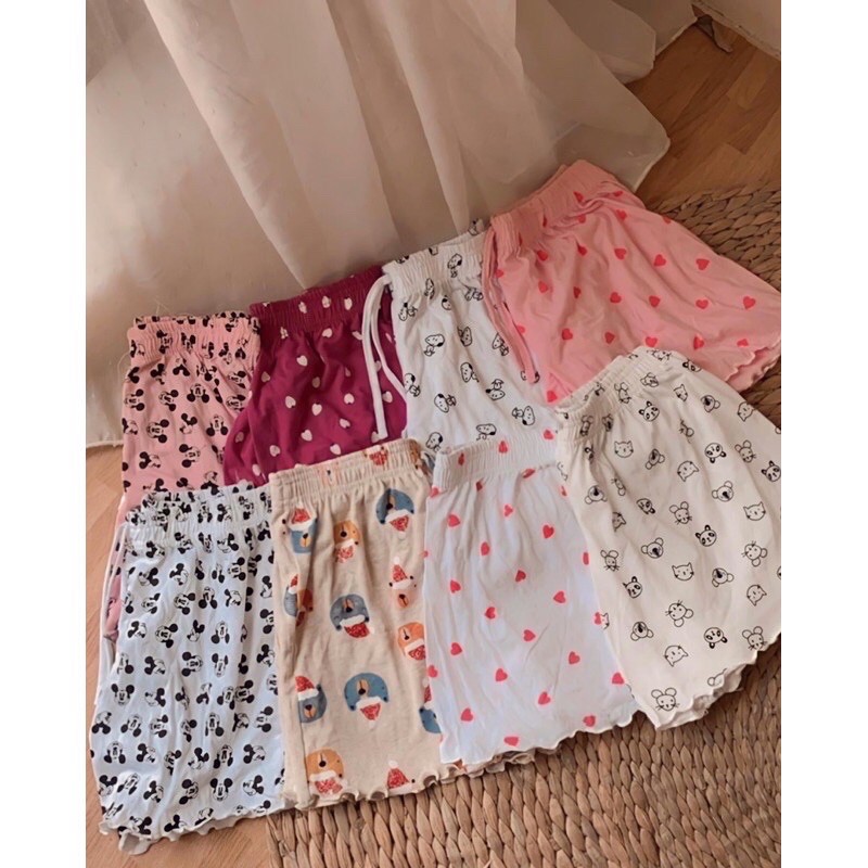 🎀 Quần Short Nữ Mặc Nhà Hoạ Tiết Cute 🎀 Quần Ngủ Nữ Chất Cotton Siêu Mát 🎀 GIAO MÀU NGẪU NHIÊN 🎀