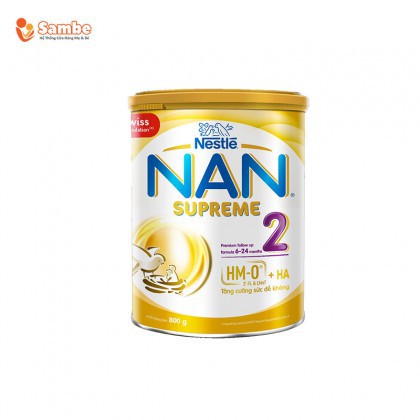 (FREESHP) Sữa Nan Supreme 2 Nestle 6x800g (HÀNG CẬN DATE)