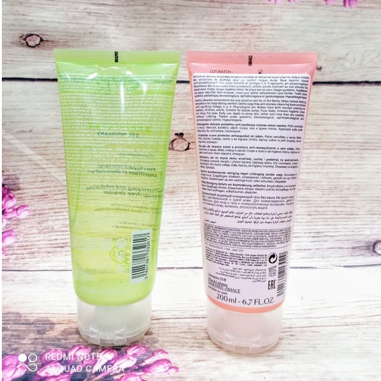 Sữa rửa mặt dạng gel không chứa xà phòng SVR dạng tuýp 200ml hàng Pháp | BigBuy360 - bigbuy360.vn