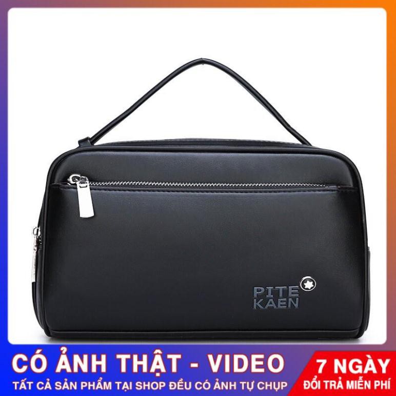 túi xách nam cầm tay-❤da cao cấp❤️- clutch nam 100% sp như trong ảnh