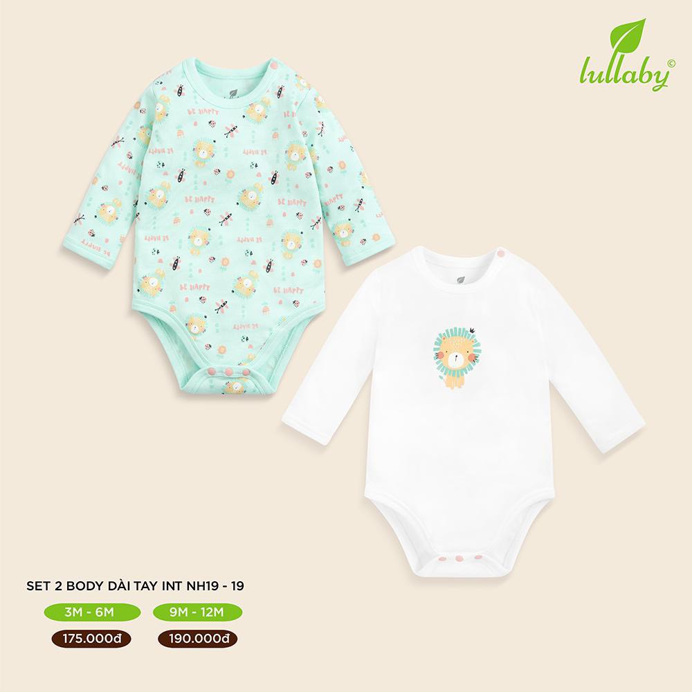 [Sale] Set 2 body dài tay họa tiết Lullaby