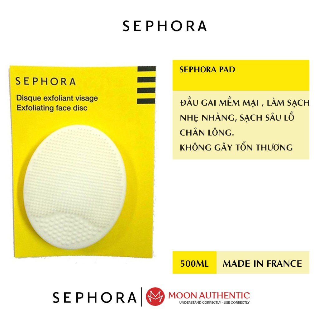 Miếng Rửa Mặt Sephora Exfoliating Face Disc - Hàng Pháp