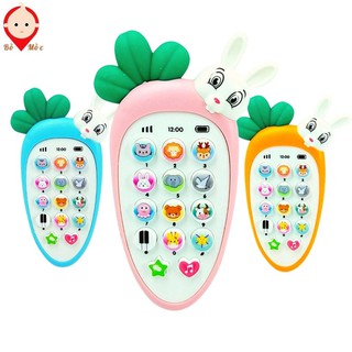 Điện Thoại Cà Rốt Phát Nhạc Có Đèn Siêu Đáng Yêu Cho Bé Phát Triển Khả Năng Sáng Tạo - Shop Bố Mốc