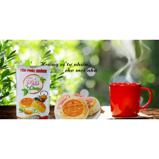 Bánh Pía Sầu Riêng Chay-Tân Phúc Khánh 350g (1 bịch 4 cái)