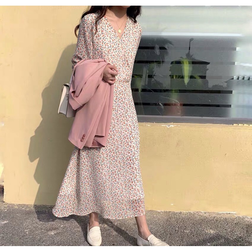 Ocien Dress - Đầm hoa voan