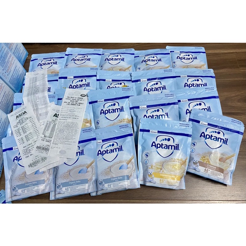 ♟❏✶Bột ăn dặm Aptamil 4-6m/ 7m của Anh date 2022-2023 125g-180g-200g