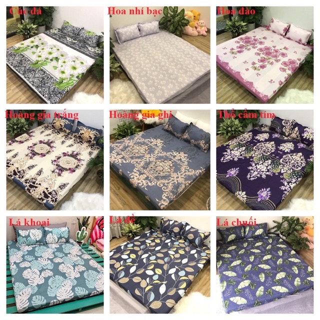 ( Giá rẻ) Combo Vỏ Gối Cotton poly 45X65 cm