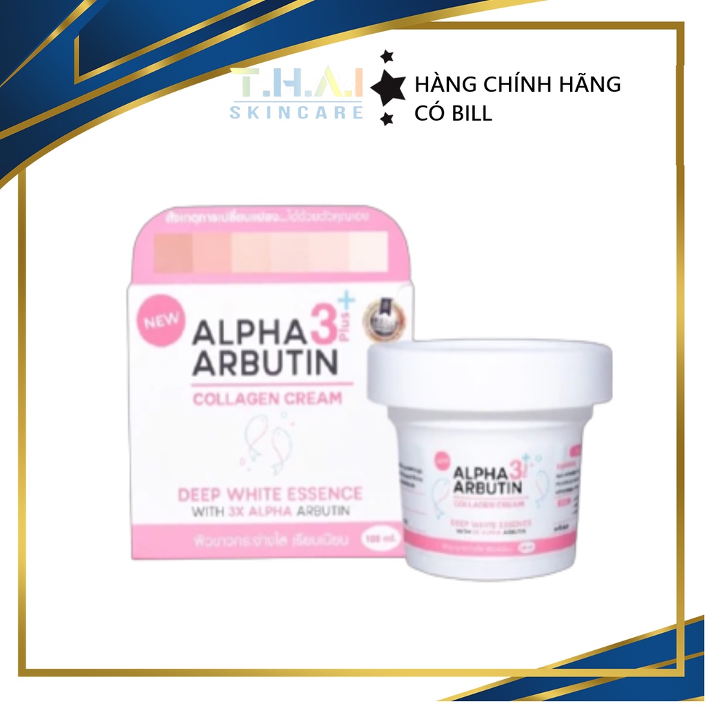 Kem dưỡng trắng da body Alpha Arbutin Collagen Cream Precious Skin Thái Lan 100ml.