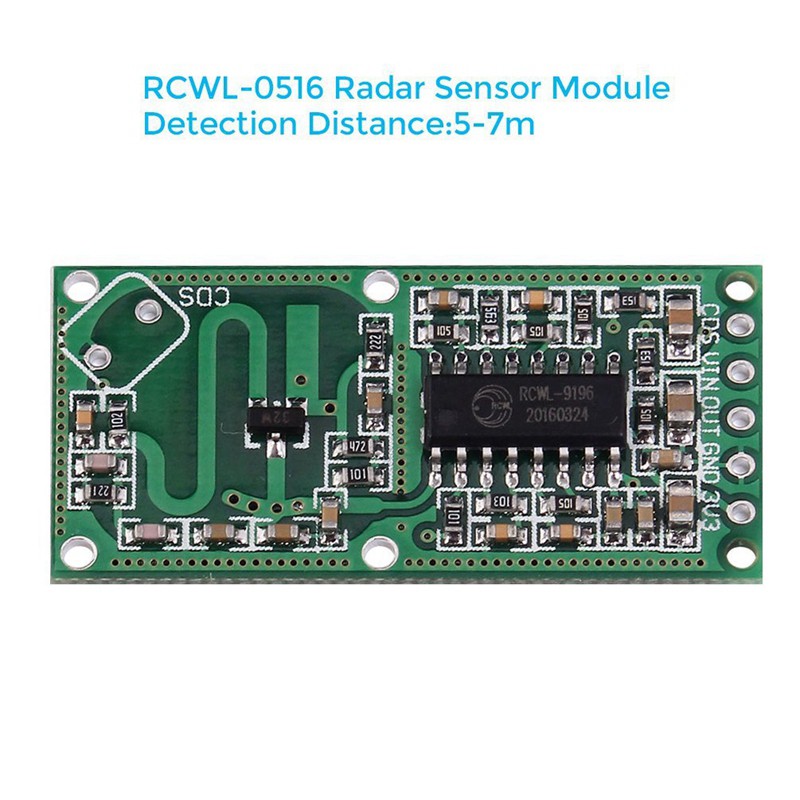 Set 5 Công Tắc Cảm Biến Radar Rcwl-0516 5-7m 4-28v 100ma