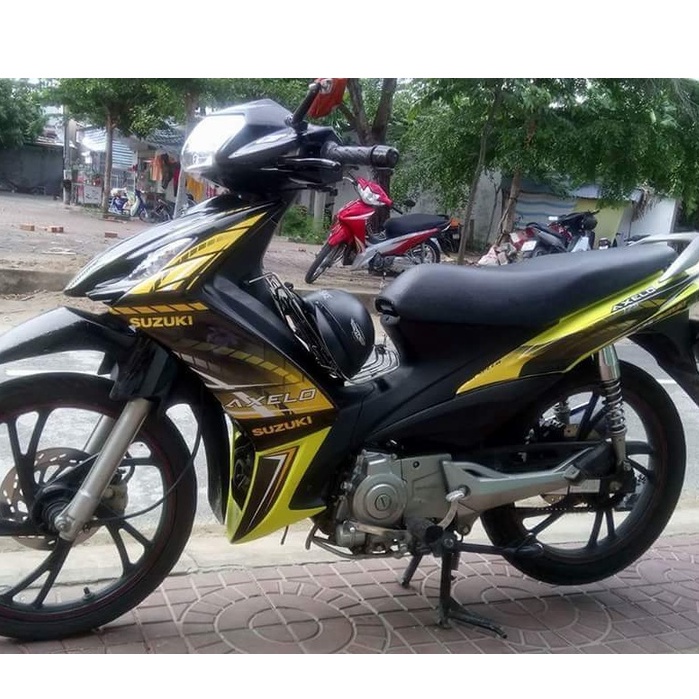 Tem Rời Suzuki Axelo Đen Vàng - Tem Chuẩn