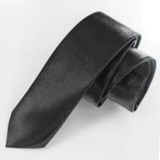 Caravat đen bảng nhỏ hàn quốc  nam