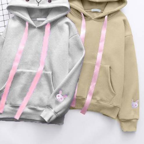 Áo Hoodie Cắt Hình Thỏ (Ld 104-108, P 60)