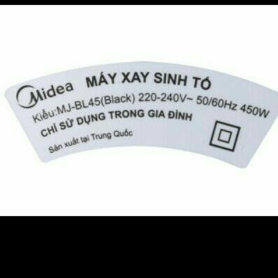 Máy xay sinh tố Midea MJ-BL45 - hàng trưng bày