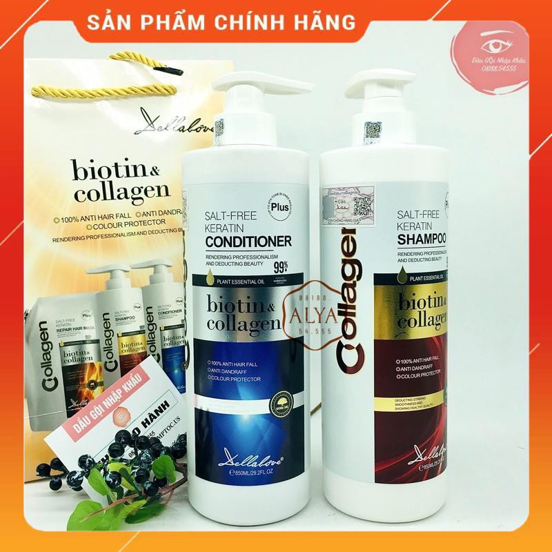 Dầu Gôi Siêu Phục Hồi Tóc, Kích Thích Mọc Tóc Biotin&collagel Cao Cấp