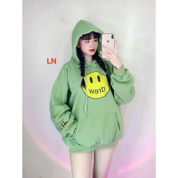 Áo hoodie mặt cười vàng LN11